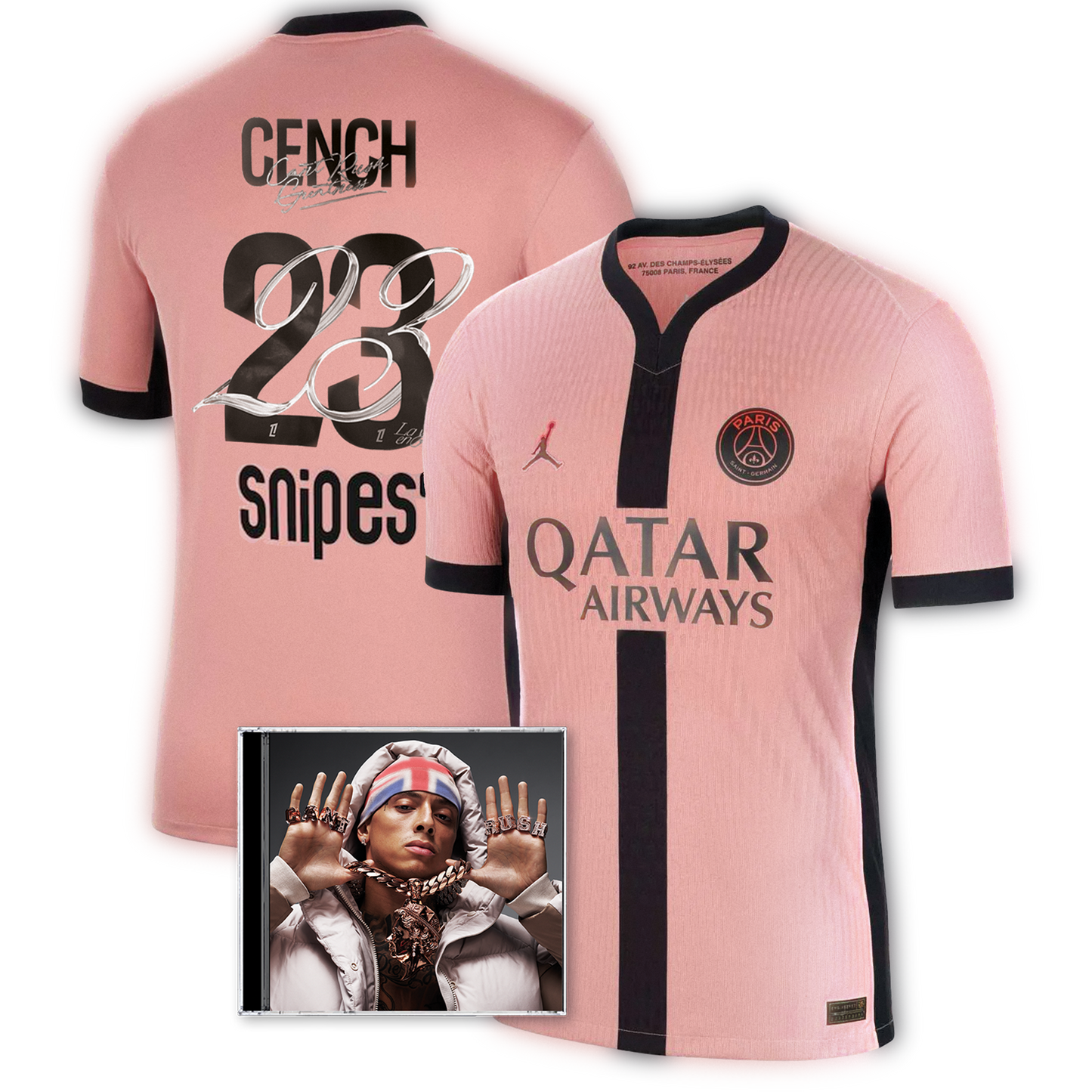 CD « CAN’T RUSH GREATNESS » + Maillot PSG - Edition premium